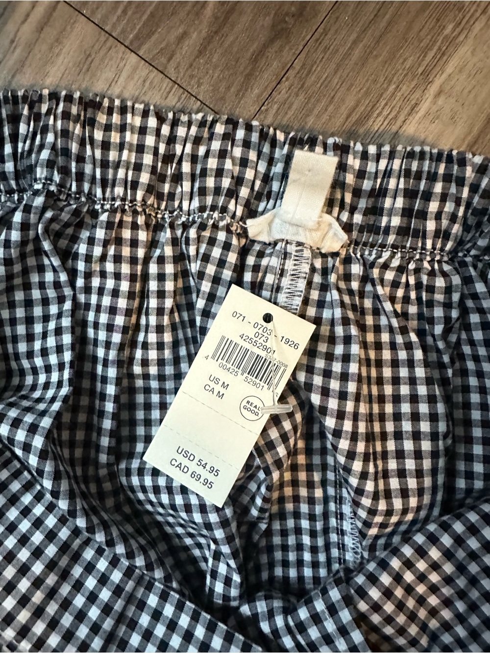Aerie Cotton Gingham Midi Skirt NWT Sold Out (Medium) - Picture 10 of 10